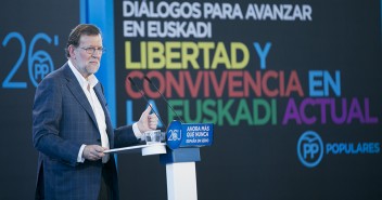 El presidente del Gobierno y del Partido Popular, Mariano Rajoy