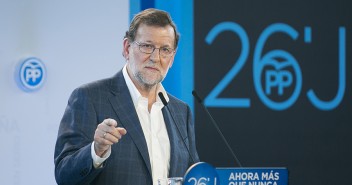 El presidente del Gobierno y del Partido Popular, Mariano Rajoy