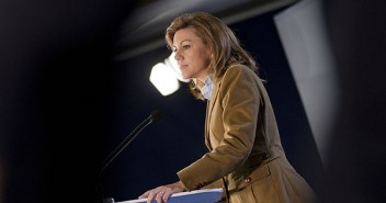 María Dolores de Cospedal durante su intervención