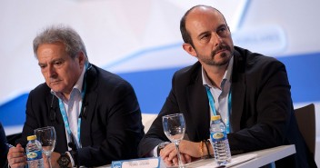 El presidente de la Diputación de Valencia, Alfonso Rus, y el alcalde de Torrejón de Ardoz, Pedro Rollán