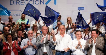 Miguel Arias Cañete, Esteban González Pons y Alberto Fabra en Castellón de la Plana