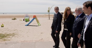 Miguel Arias Cañete y Alicia Sánchez-Camacho visitan Castelldefels