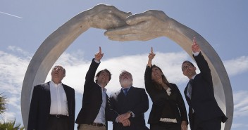 Miguel Arias Cañete y Alicia Sánchez-Camacho visitan Castelldefels