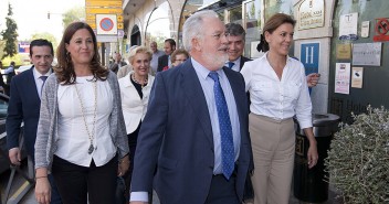 Miguel Arias Cañete y María Dolores de Cospedal en Ciudad Real