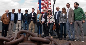 Miguel Arias Cañete junto al PP Vasco en Bilbao