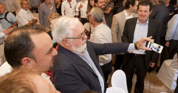 Miguel Arias Ceñete en el almuerzo en Torrevieja