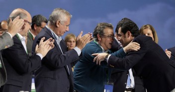 Juanma Moreno con Zoido, Montoro y Arenas