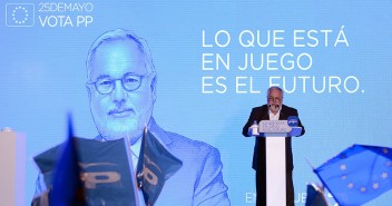 El candidato del PP a las elecciones europeas, Miguel Arias Cañete