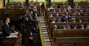 Mariano Rajoy durante su intervención en el Debate Sobre el Estado de la Nación 