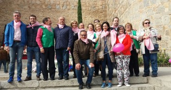 Pablo Casado en el acto organizado en Ávila por la AECC, con motivo del Día Mundial del Cáncer de Mama