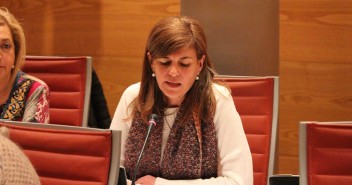 Asunción Sánchez Zaplana durante la Comisión de Sanidad y Servicios Sociales