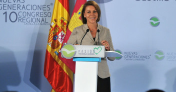 Maria Dolores de Cospedal en el Congreso de Nuevas Generaciones de Castilla-La Mancha