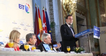 Mariano Rajoy durante su intervencion