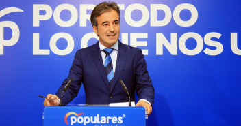 El candidato del PP al Congreso de los Diputados por Cantabria, Diego Movellán
