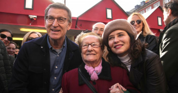 Alberto Núñez Feijóo e Isabel Díaz Ayuso en Madrid