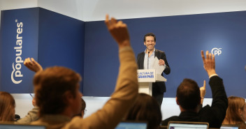 Borja Sémper en rueda de prensa 