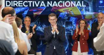 Alberto Núñez Feijóo preside la reunión de la Junta Directiva Nacional