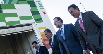 Mariano Rajoy visita la fábrica Heineken