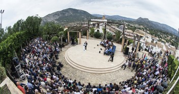 Mariano Rajoy clausura un acto del PP en Finestrat (Alicante)
