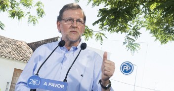 El presidente del Partido Popular, Mariano Rajoy 