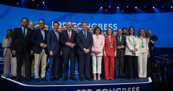Feijóo en el Congreso del EPP celebrado en Valencia