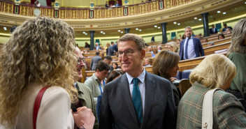 Declaraciones de Alberto Núñez Feijóo desde el Congreso de los Diputados