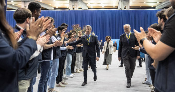 Alberto Núñez Feijóo en el Congreso del EPP en Valencia