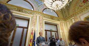 Declaraciones de Alberto Núñez Feijóo desde el Congreso de los Diputados