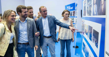 Raquel González, Pablo Casado, Borja Sémper, Alfonso Alonso y Cuca Gamarra