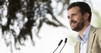 El presidente del Partido Popular, Pablo Casado