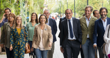 Cuca Gamarra inaugura la Convención del PP del País Vasco. 