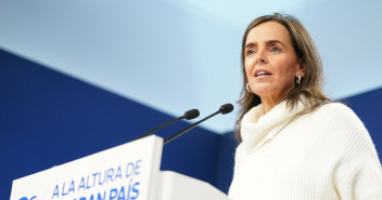 Carmen Fúnez en rueda de prensa