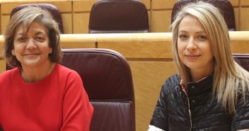 Las senadoras populares Rosa Vindel y Edelmira Barreira