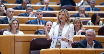 Alicia García durante su intervención