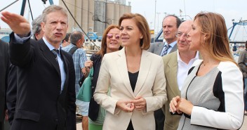 María Dolores de Cospedal con Alicia Sánchez-Camacho en Tarragona