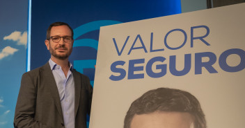 Javier Maroto en la presentación del lema de campaña Valor Seguro