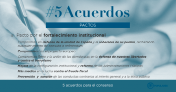 Pacto por el fortalecimiento institucional