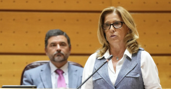 La portavoz de Hacienda del Grupo Parlamentario Popular en el Senado, Pilar Alía