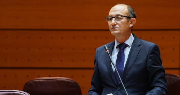 Jorge Domingo Martínez Antolín interviene en el Senado.