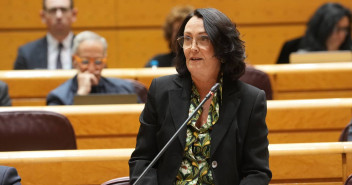 La presidenta de la Comisión de Justicia del Senado, Yolanda Ibarrola