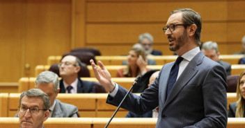 El portavoz del Grupo Popular en el Senado, Javier Maroto