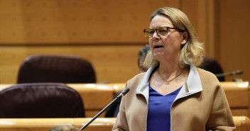 La senadora del Grupo Parlamentario Popular por Mallorca, María Salóm