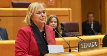 La senadora del Grupo Parlamentario Popular por Asturias, Mercedes Fernández
