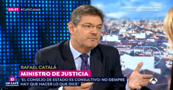 El ministro de Justicia de España, Rafael Catalá, es entrevistado en 