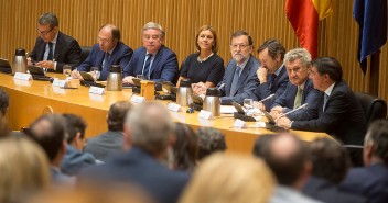 Mariano Rajoy preside la reunión Plenaria del Grupo Popular en el Congreso de los Diputados y en el Senado