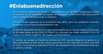 #EnLaBuenaDirección