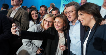 Alberto Núñez Feijóo en el acto de presentación de los candidatos a los municipios de más de 20.000 habitantes de Andalucía (160067)