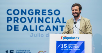 Pablo Casado en el XV Congreso del Partido Popular de Alicante