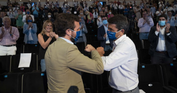 Pablo Casado y Carlos Mazón en el XV Congreso del Partido Popular de Alicante