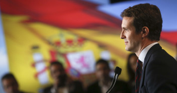 Pablo Casado en la presentación a los cabezas de lista del PP al Congreso de los Diputados